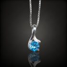 Topáz ezüst medál