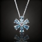 Topáz ezüst medál