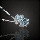 Topáz ezüst medál