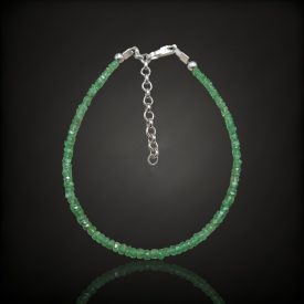 Tsavorit gránát karkötő