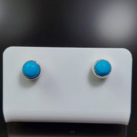 Türkiz ezüst fülbevaló