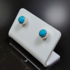 Türkiz ezüst fülbevaló