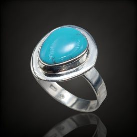 türkiz ezüst gyűrű