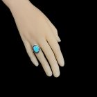 türkiz ezüst gyűrű