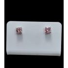 Turmalin ezüst fülbevaló