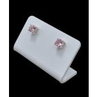 Turmalin ezüst fülbevaló