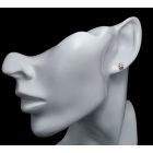 Turmalin ezüst fülbevaló