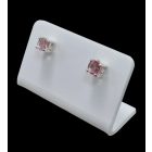 Turmalin ezüst fülbevaló