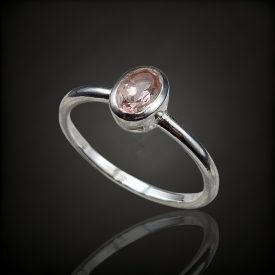 Turmalin ezüst gyűrű