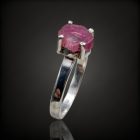 Turmalin ezüst gyűrű