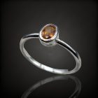 Turmalin ezüst gyűrű