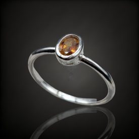 Turmalin ezüst gyűrű