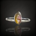 Turmalin ezüst gyűrű