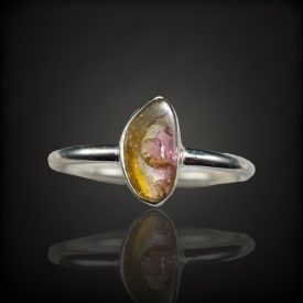 Turmalin ezüst gyűrű