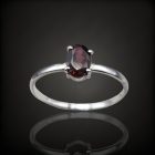 Turmalin ezüst gyűrű