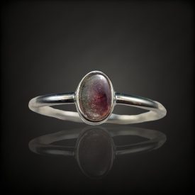 Turmalin ezüst gyűrű