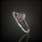 Turmalin ezüst gyűrű