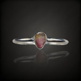 Turmalin ezüst gyűrű