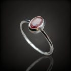 Turmalin ezüst gyűrű