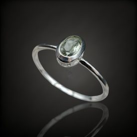 Turmalin ezüst gyűrű