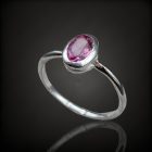 Turmalin ezüst gyűrű