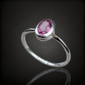 Turmalin ezüst gyűrű