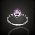 Turmalin ezüst gyűrű