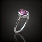 Turmalin ezüst gyűrű