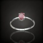 Turmalin ezüst gyűrű