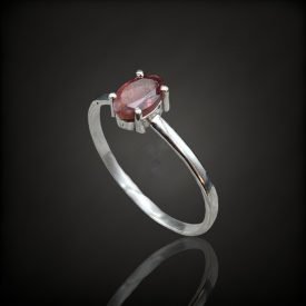 Turmalin ezüst gyűrű