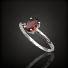 Turmalin ezüst gyűrű