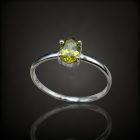 Turmalin ezüst gyűrű