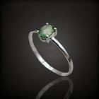 Turmalin ezüst gyűrű