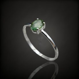 Turmalin ezüst gyűrű
