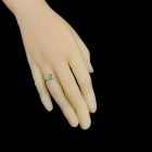 Turmalin ezüst gyűrű