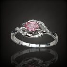 Turmalin ezüst gyűrű