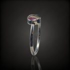 Turmalin ezüst gyűrű