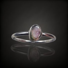 Turmalin ezüst gyűrű