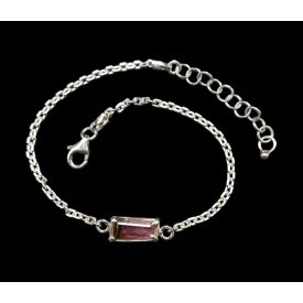 Turmalin ezüst karkötő