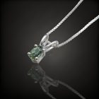 Turmalin ezüst medál