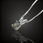 Turmalin ezüst medál