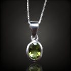Turmalin ezüst medál