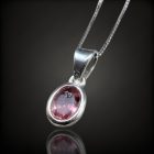 Turmalin ezüst medál