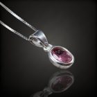 Turmalin ezüst medál