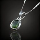 Turmalin ezüst medál