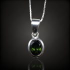 Turmalin ezüst medál