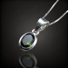 Turmalin ezüst medál