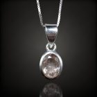 Turmalin ezüst medál