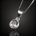 Turmalin ezüst medál