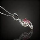 Turmalin ezüst medál